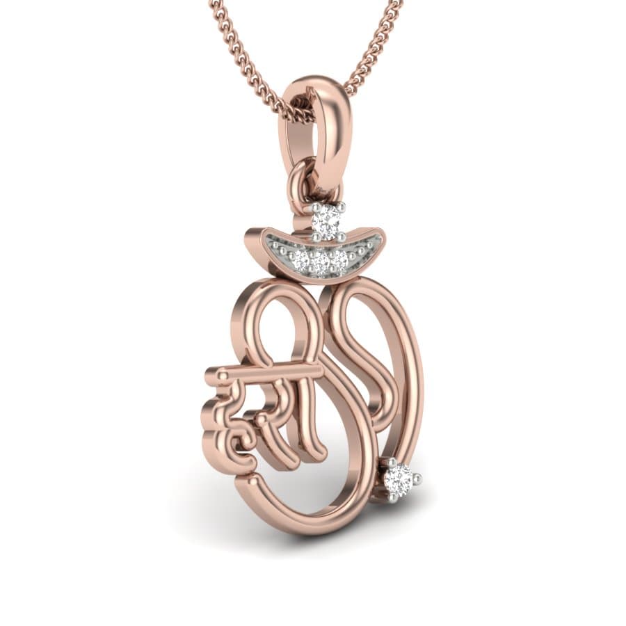 Hari Om Diamond Pendant