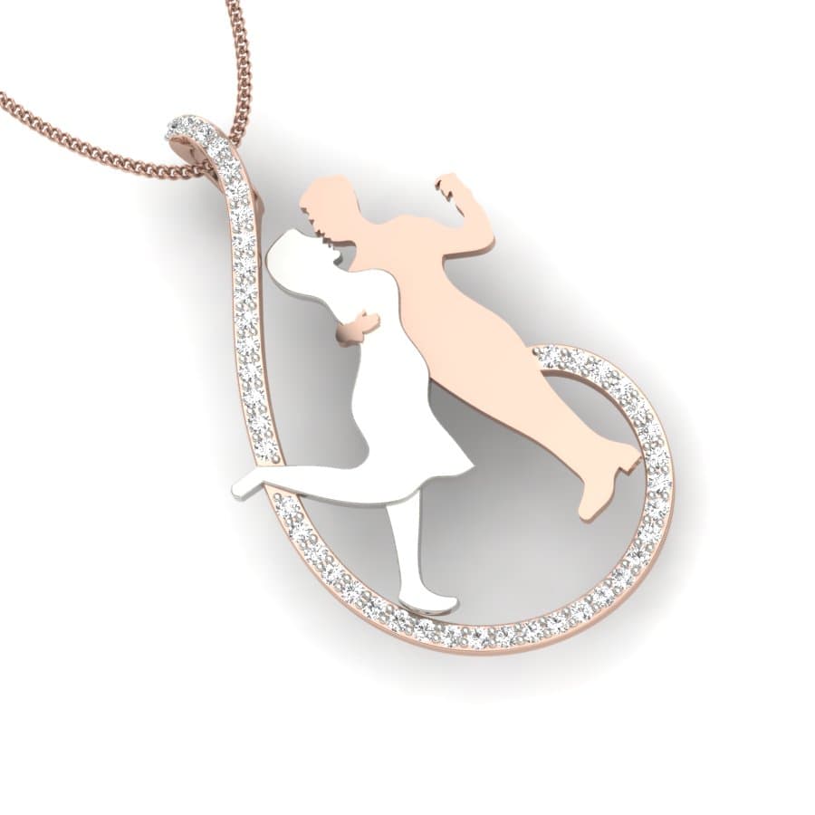 Bonding Diamond Pendant