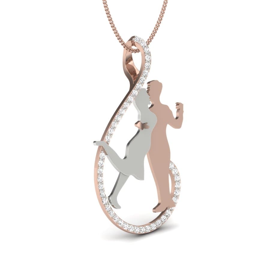 Bonding Diamond Pendant
