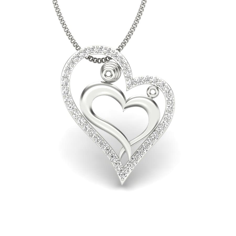 Preety Heart Diamond Pendant