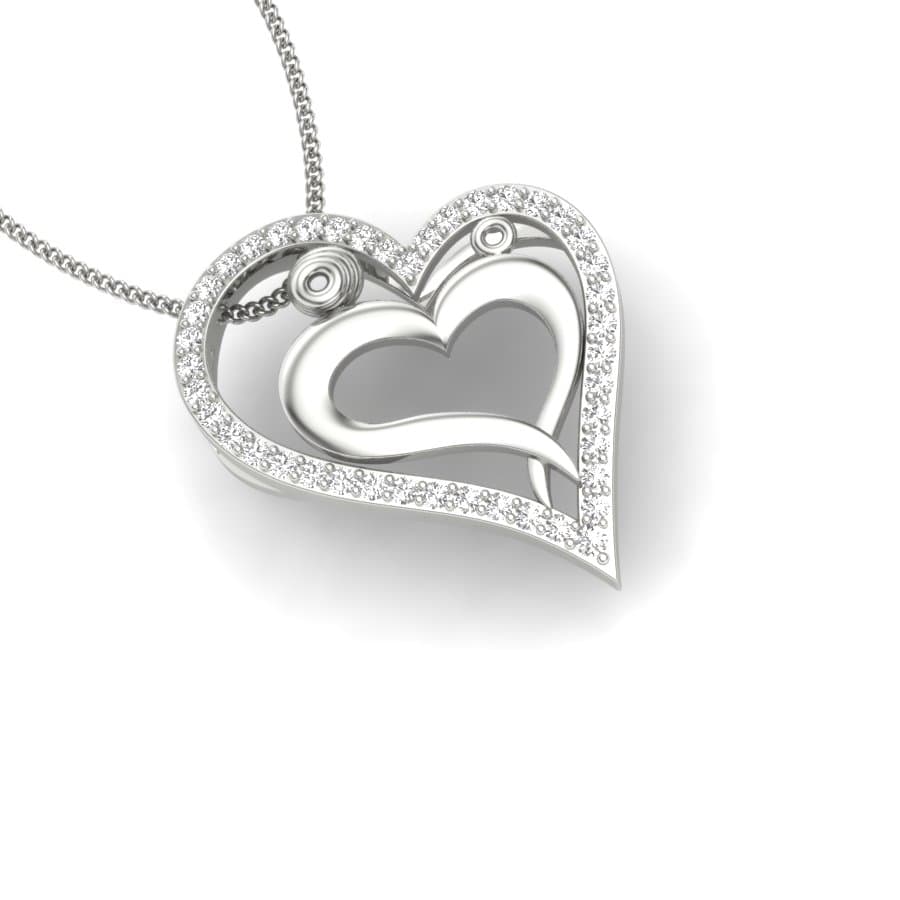 Preety Heart Diamond Pendant