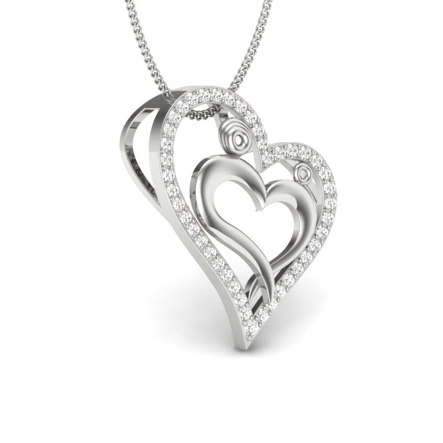 Preety Heart Diamond Pendant