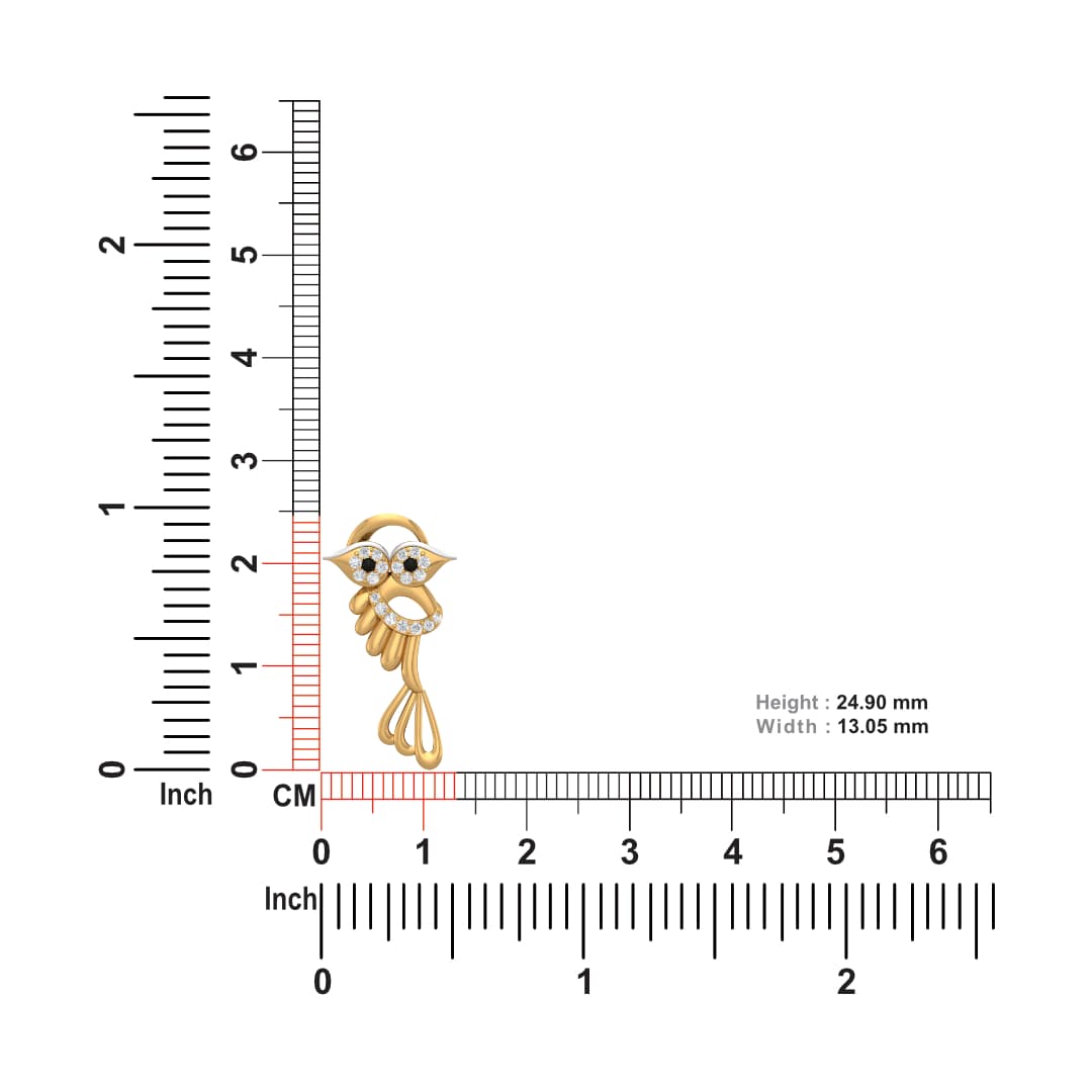 Mini Parrot Kids Diamond Pendant
