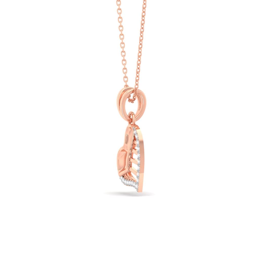 Lovable Heart Diamond Pendant