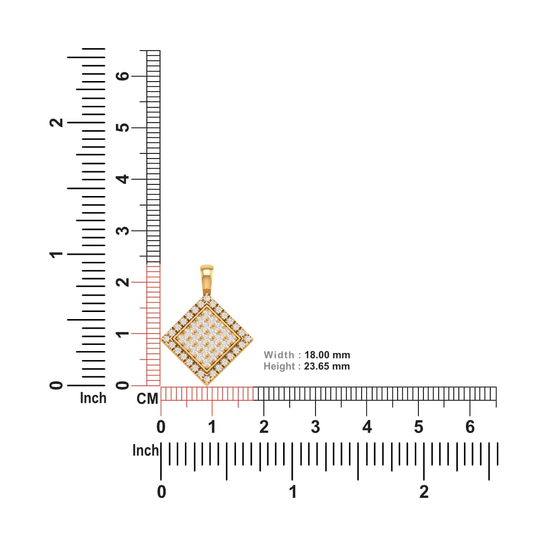 Kite Diamond Pendant