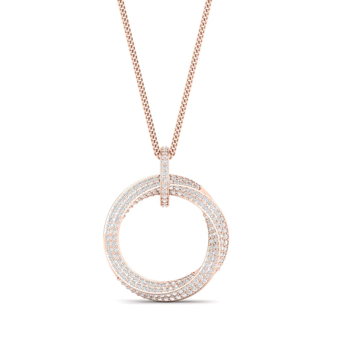 Supermoon Diamond Pendant