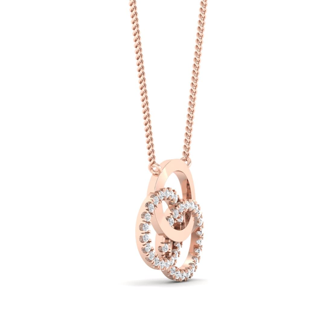 Dazzling Trio Diamond Pendant