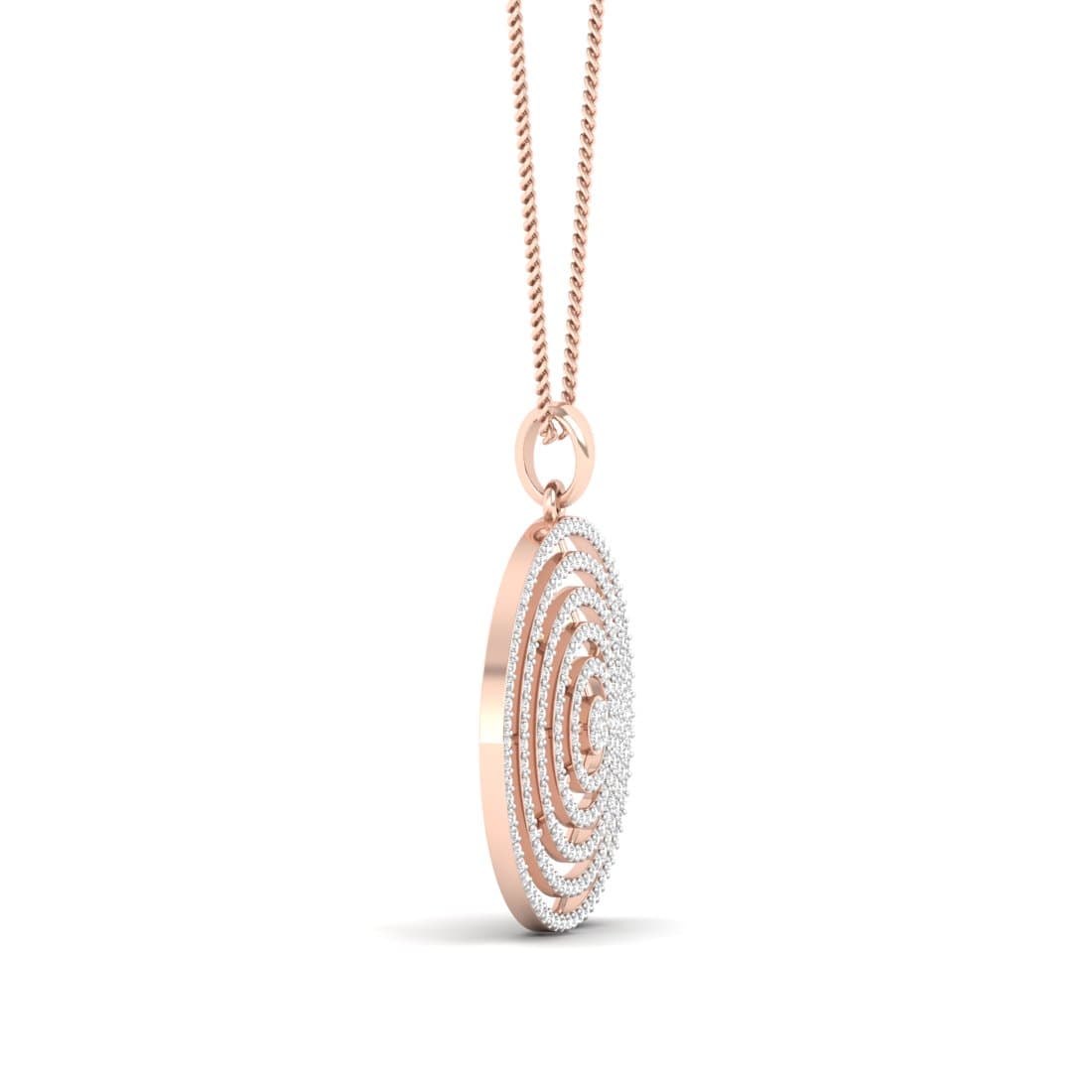 Krisha Blush Diamond Pendant