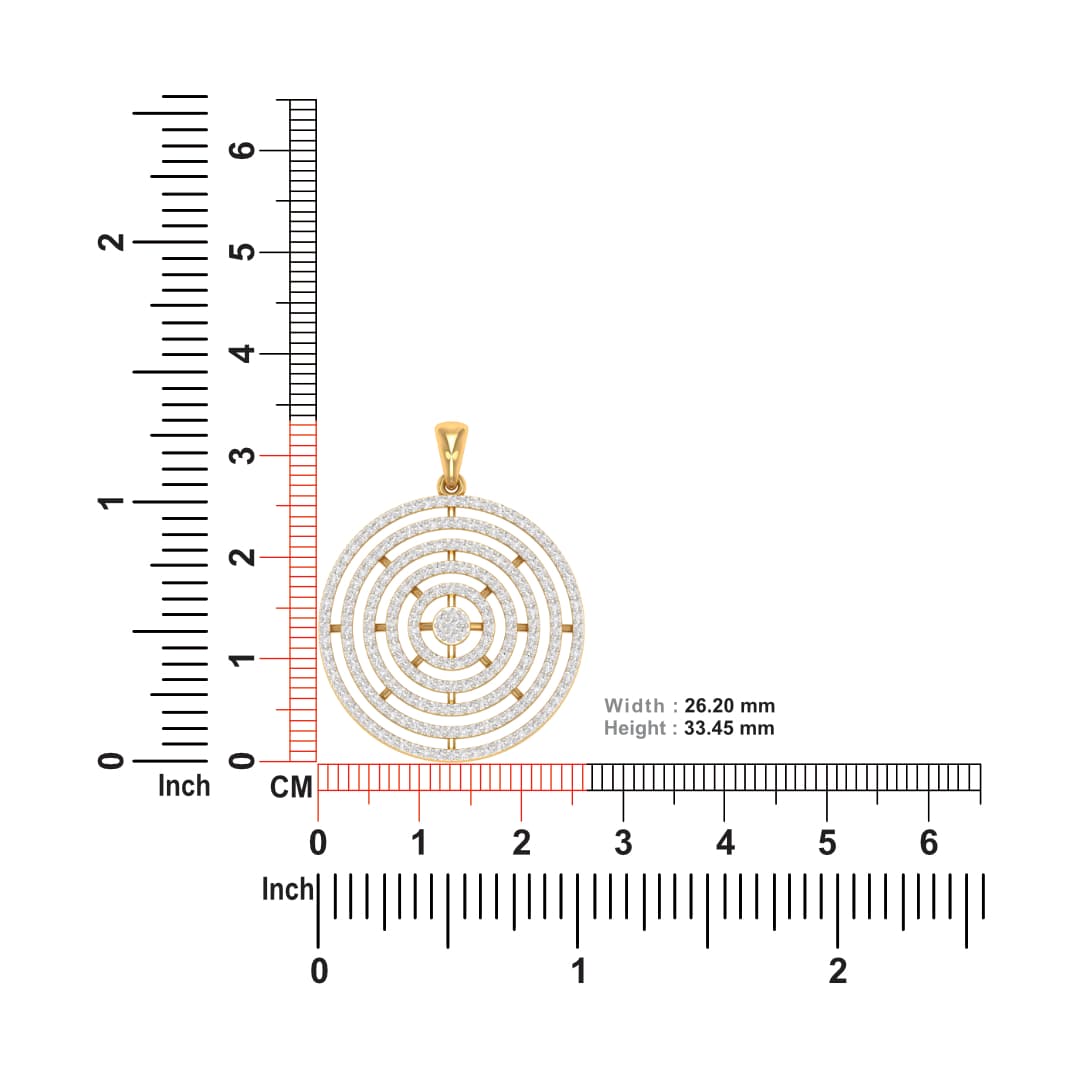 Krisha Blush Diamond Pendant
