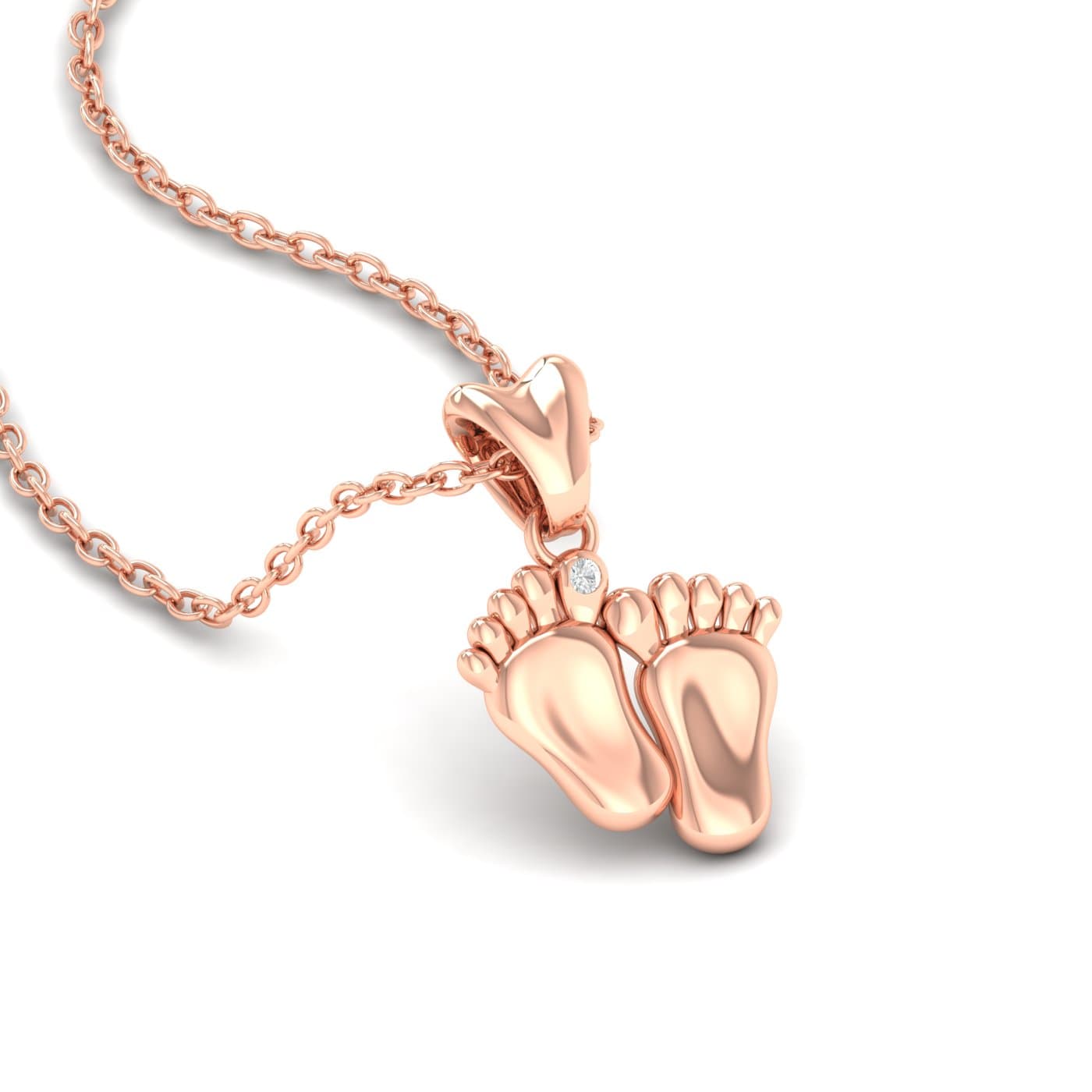 Footsteps Diamond Pendant