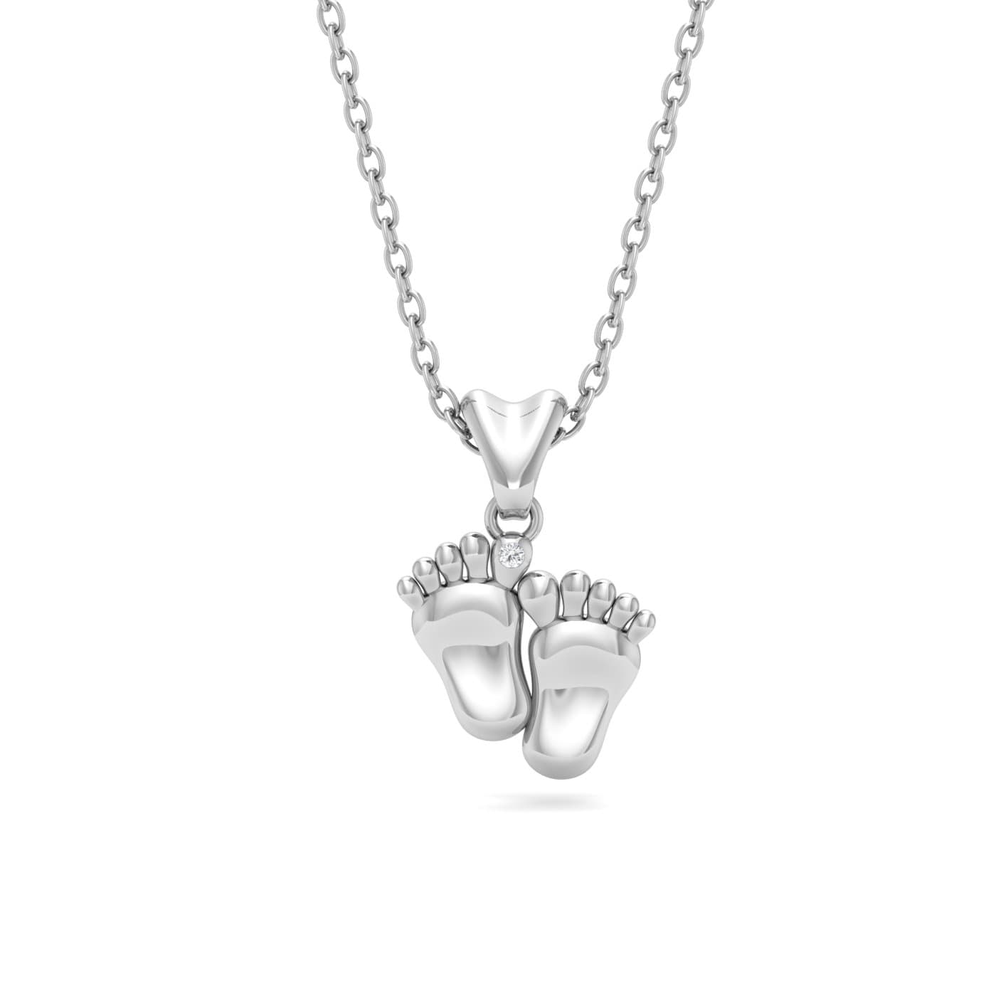 Footsteps Diamond Pendant