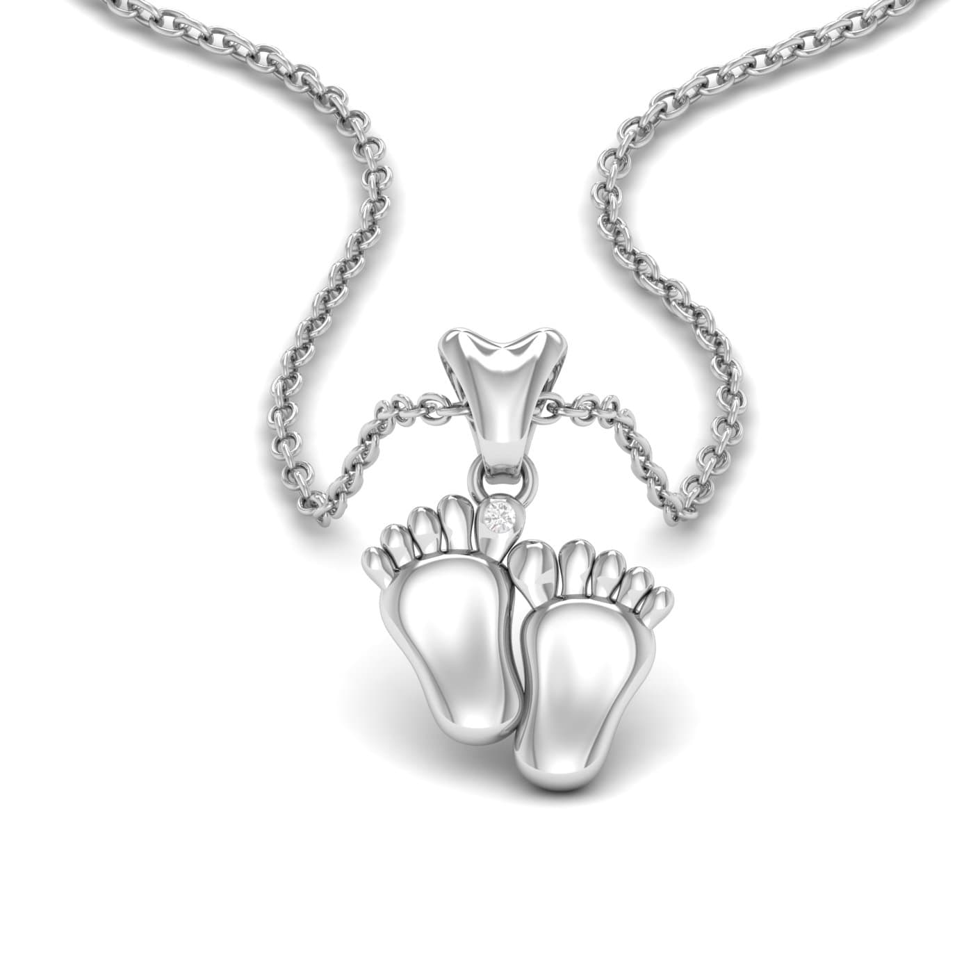 Footsteps Diamond Pendant