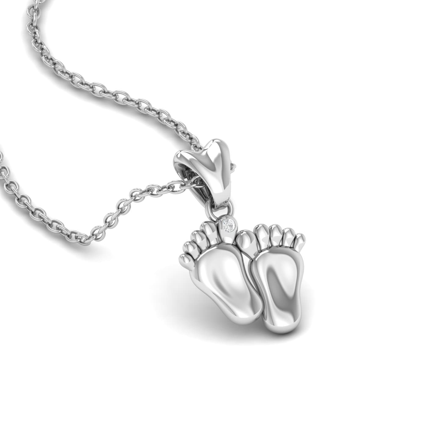Footsteps Diamond Pendant
