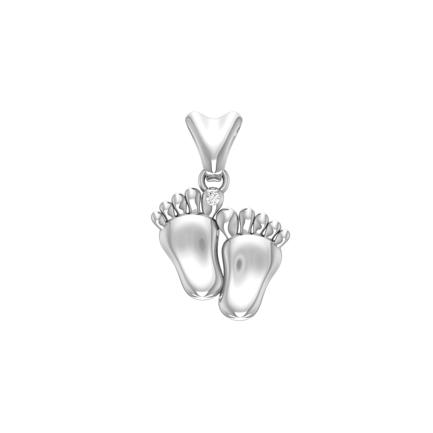 Footsteps Diamond Pendant