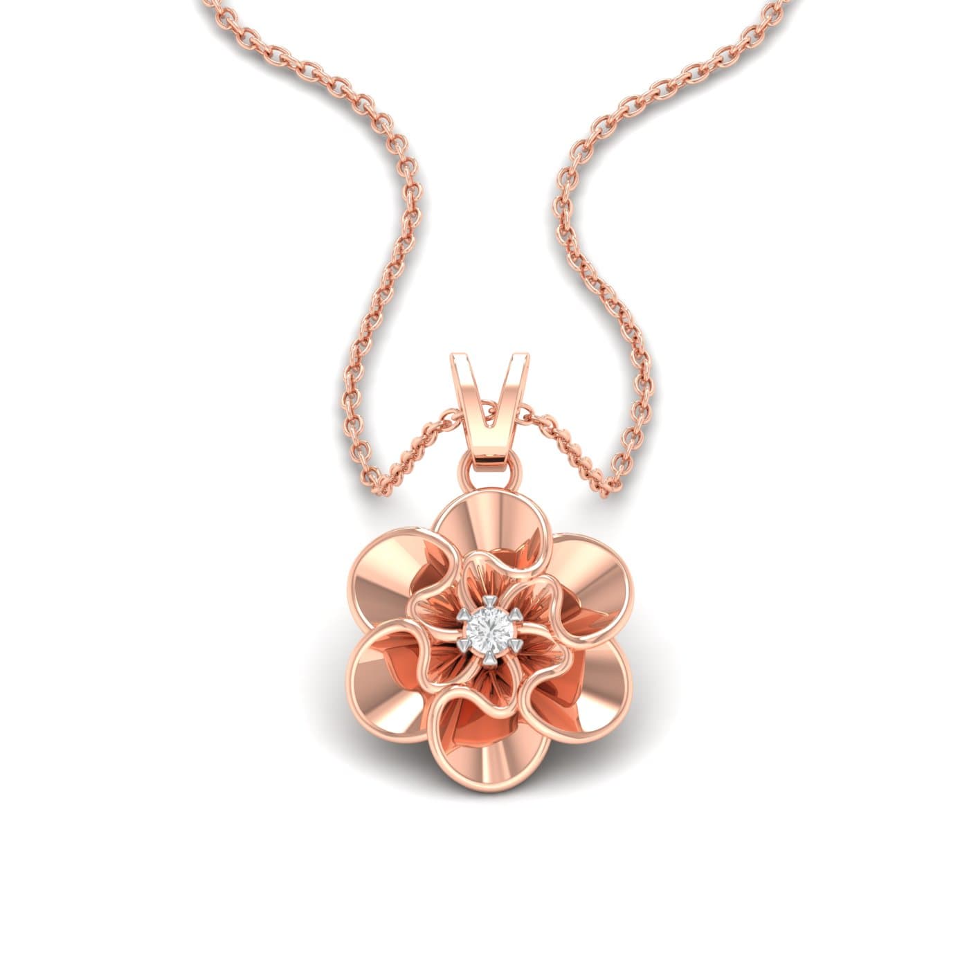 Marigold Fleur Diamond Pendant