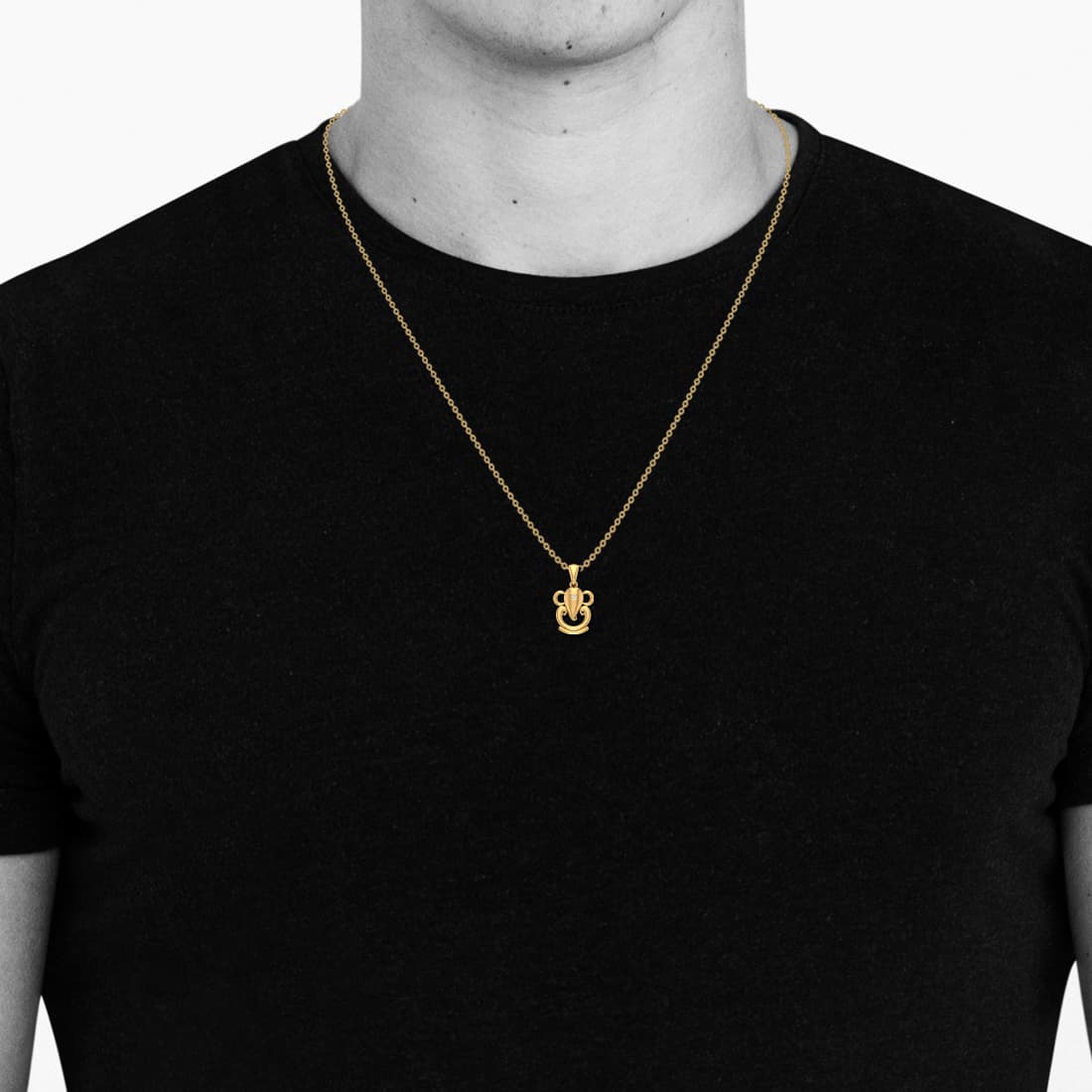 Gajanand Diamond Pendant