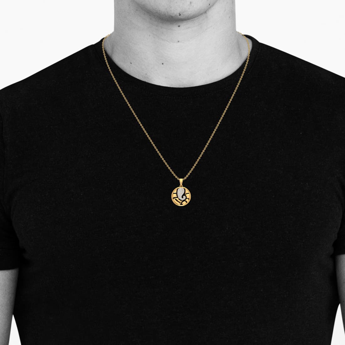 Cut Out Ganesha Diamond Pendant