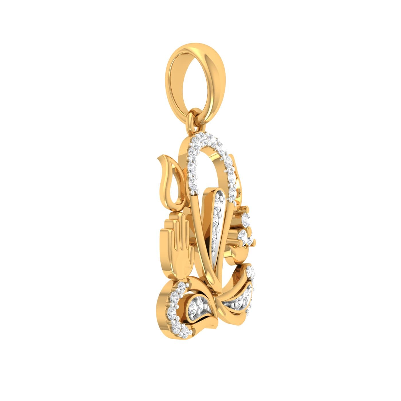 Vinayagar Diamond Pendant