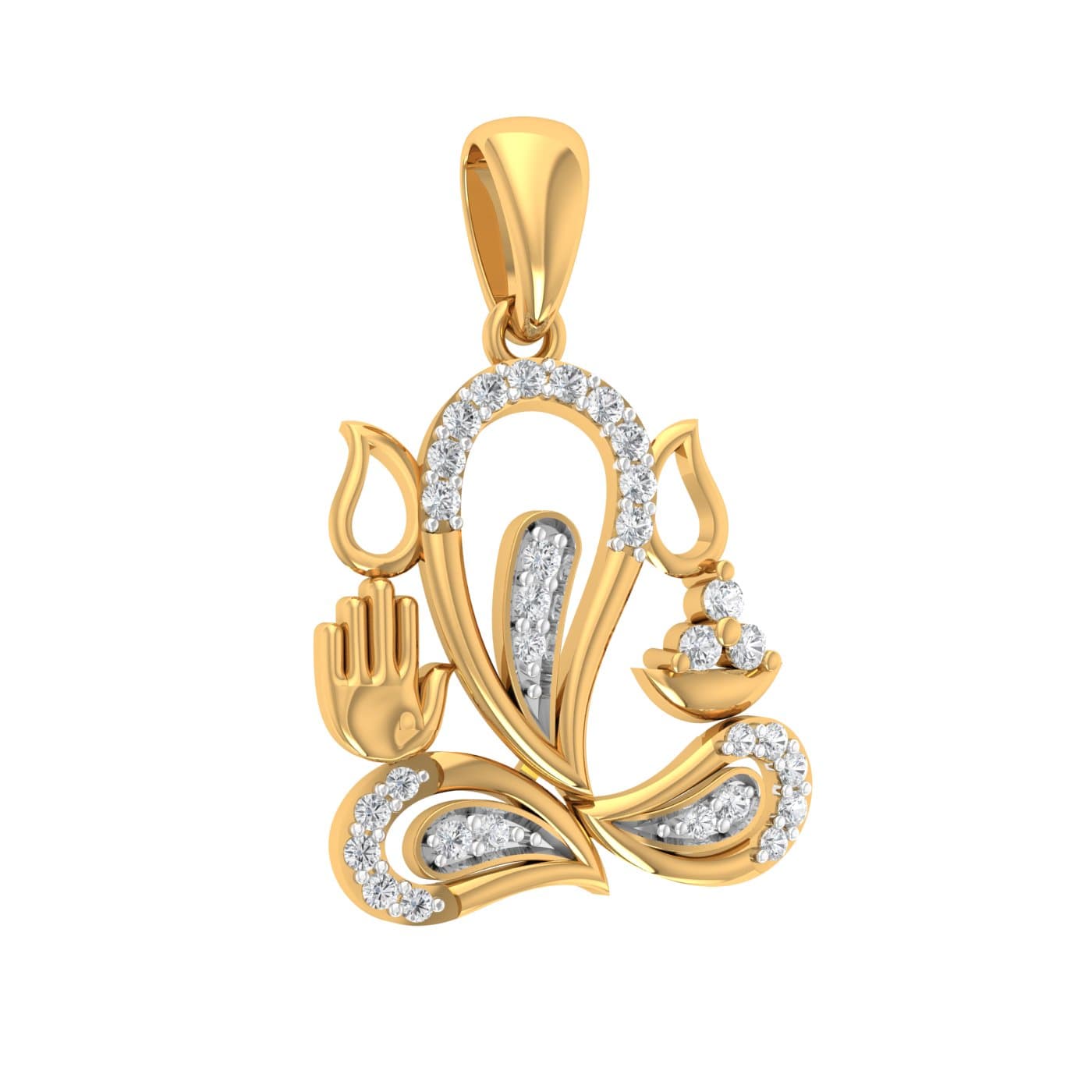 Vinayagar Diamond Pendant