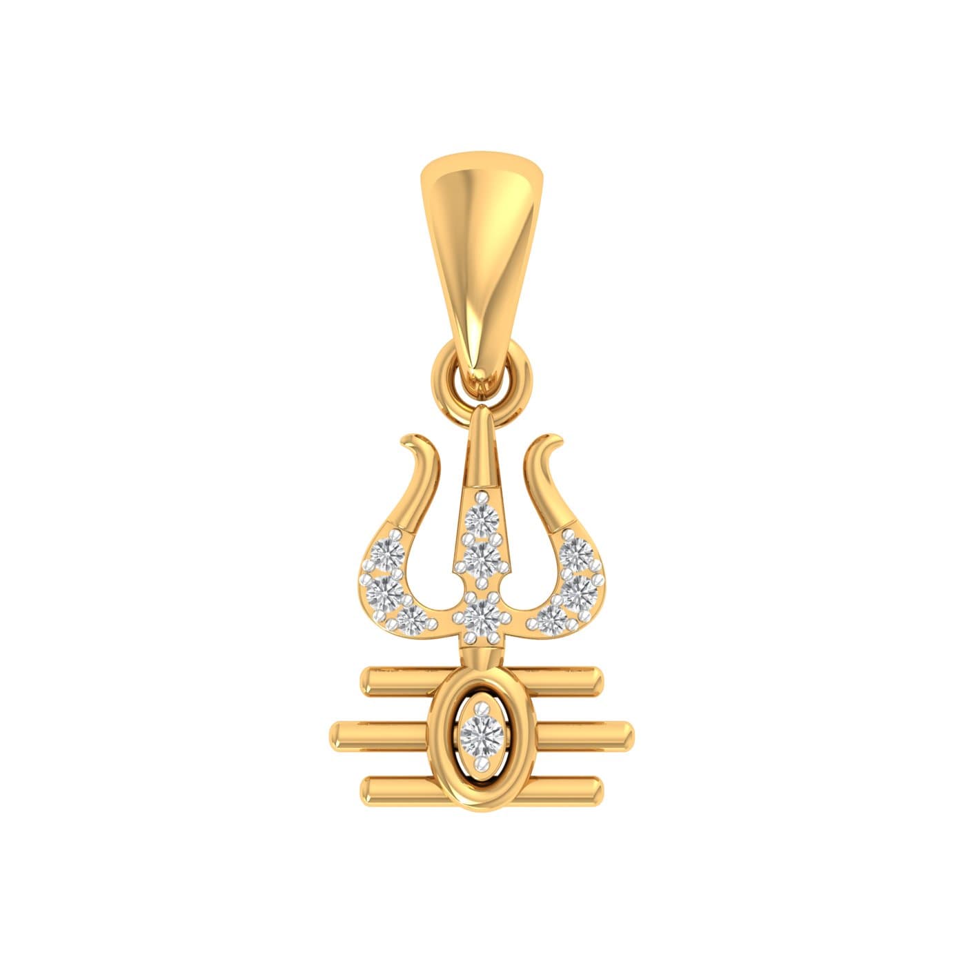Shiva Diamond Pendant