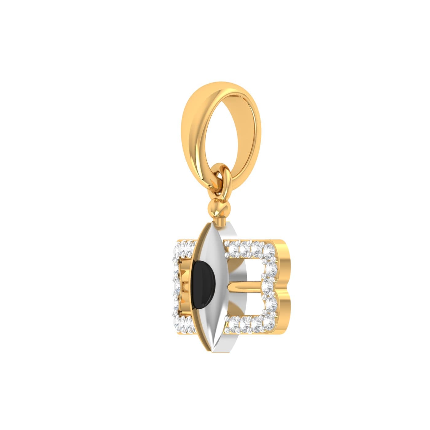 Lord Shiva Third Eye Diamond Pendant