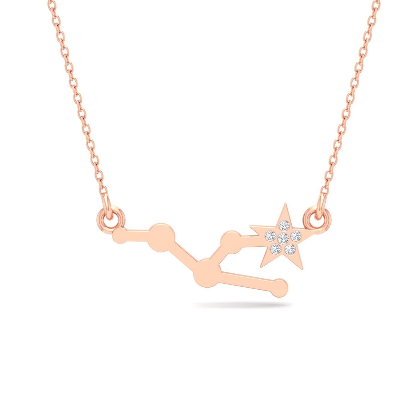 Taurus Zodiac Diamond Pendant