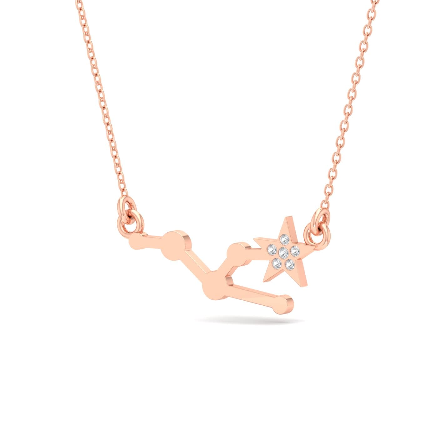 Taurus Zodiac Diamond Pendant