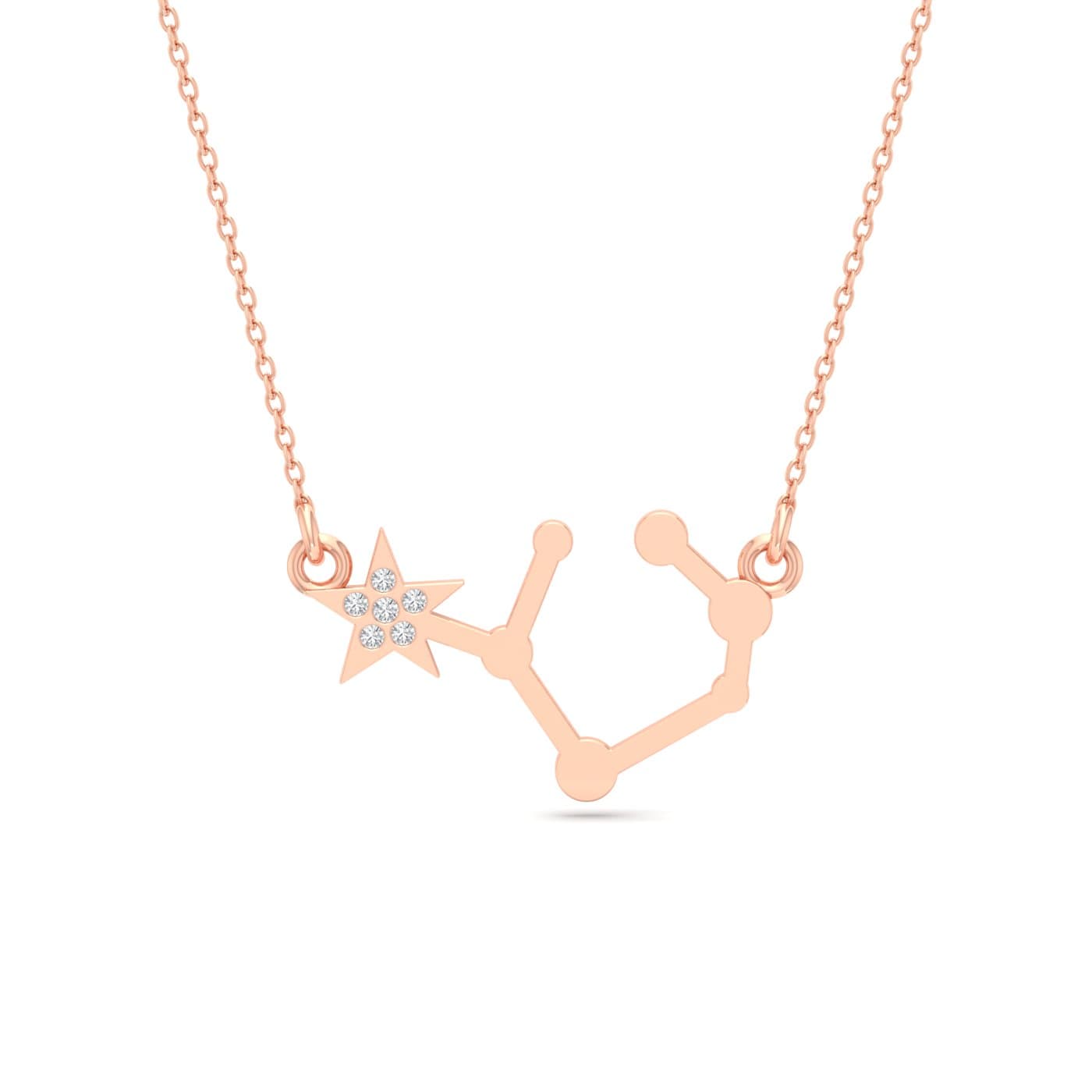 Sagittarius Zodiac Diamond Pendant