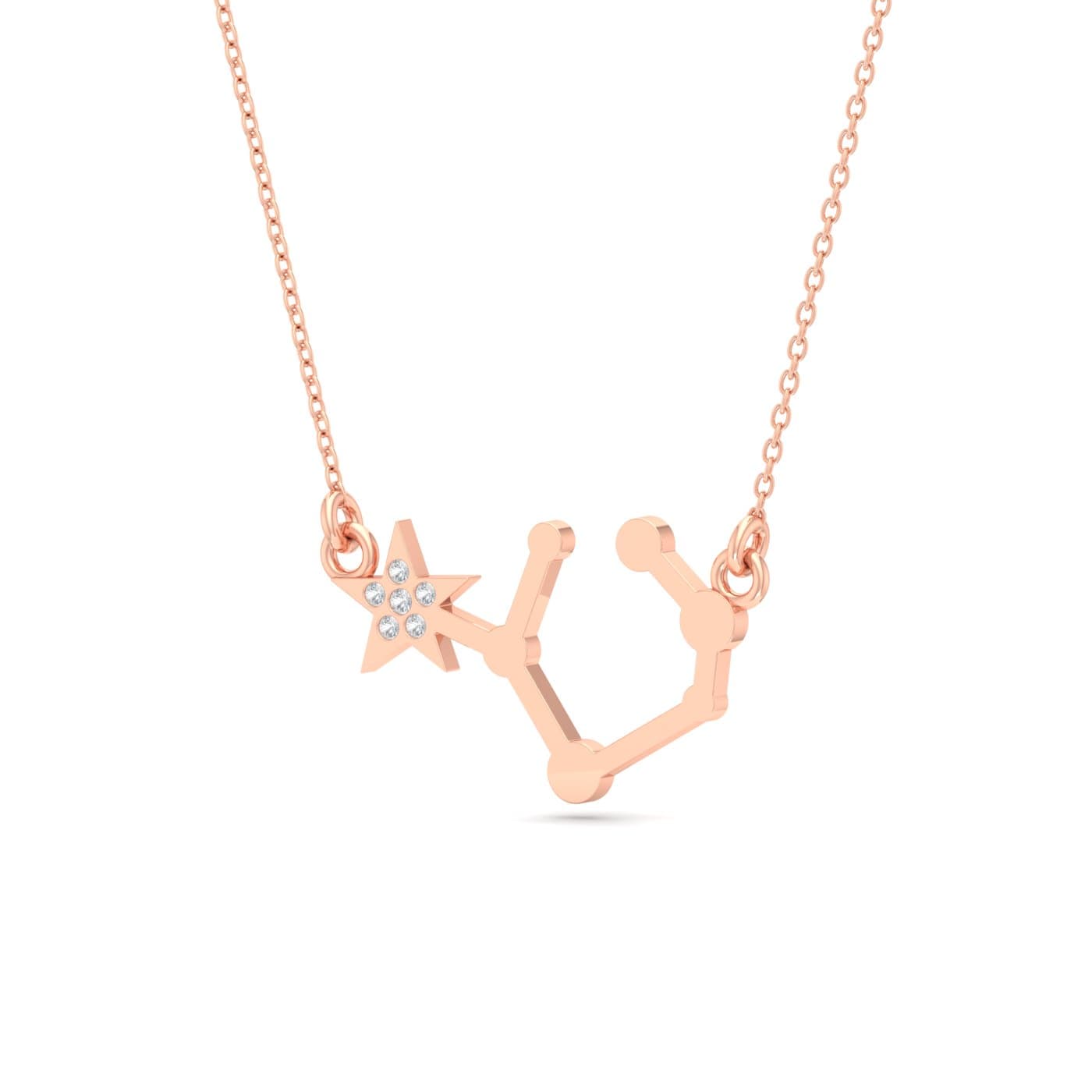 Sagittarius Zodiac Diamond Pendant