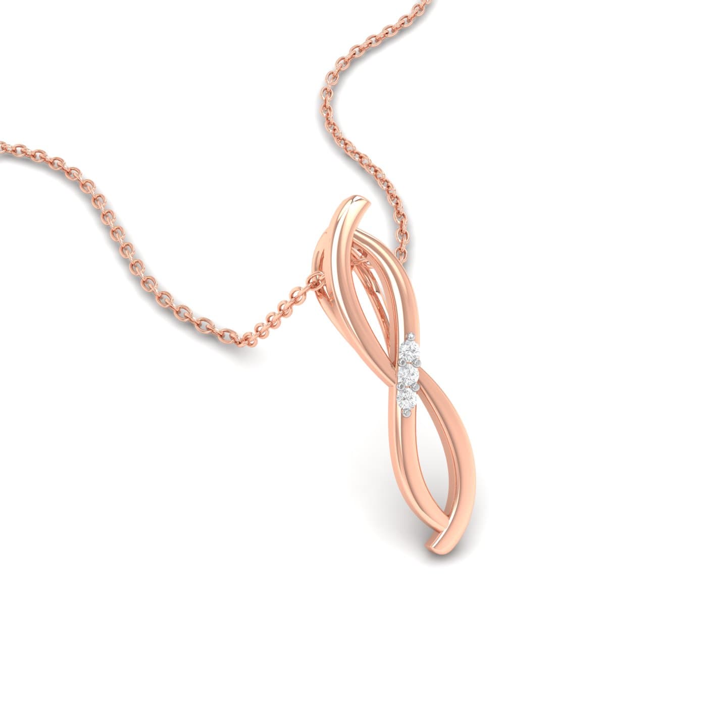 Sparkling Infinity Diamond Pendant