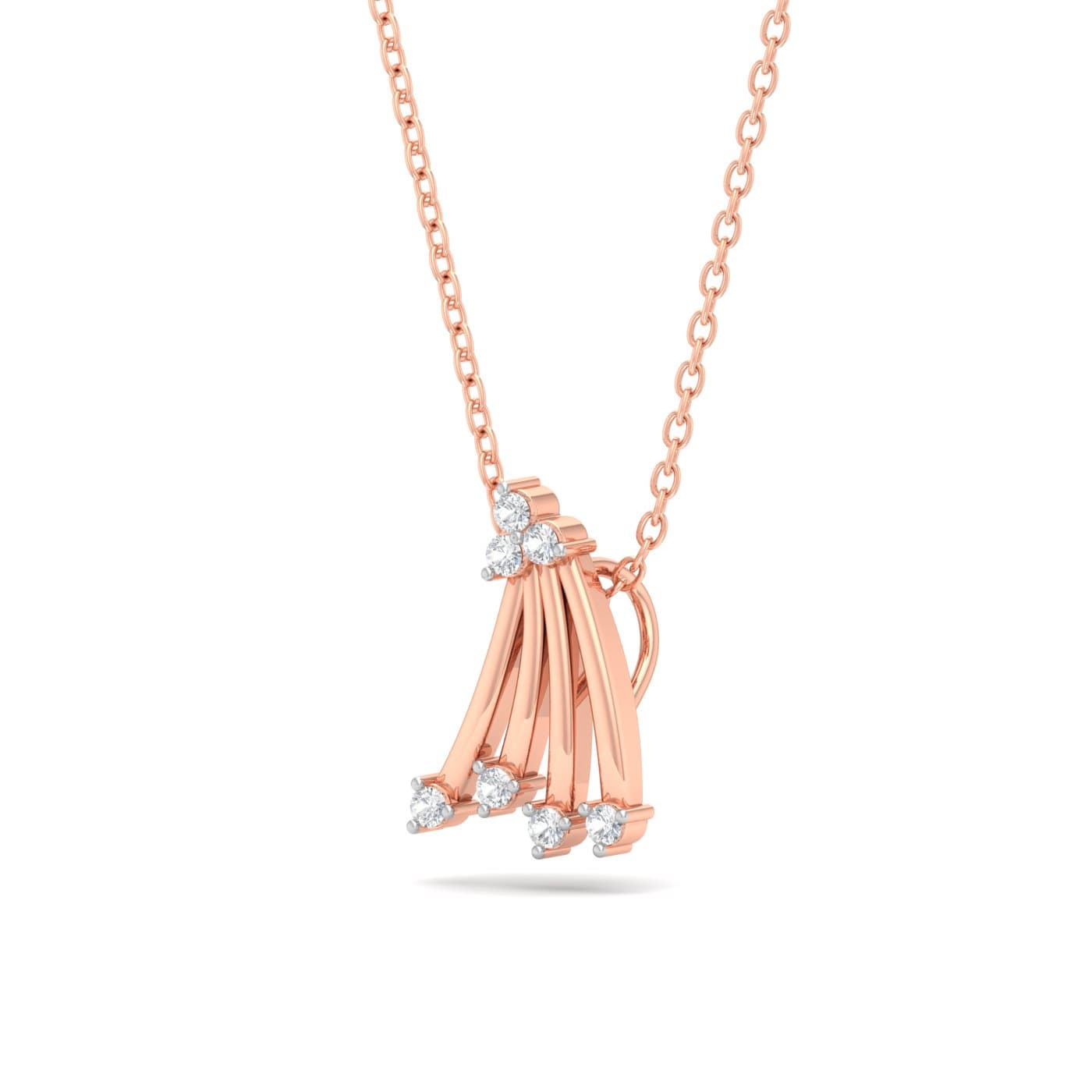 Fancy Linear Diamond Pendant