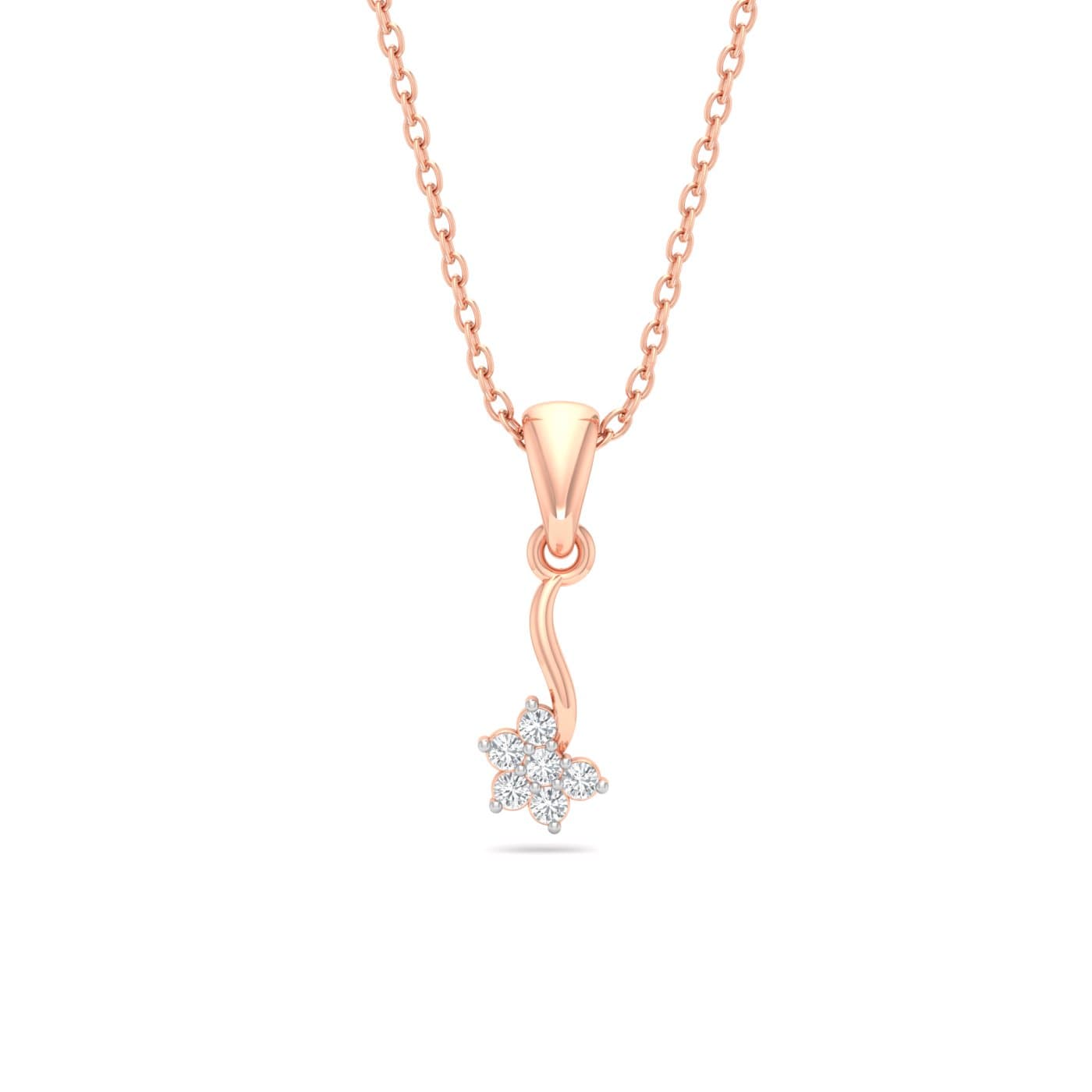 Fleur Diamond Pendant