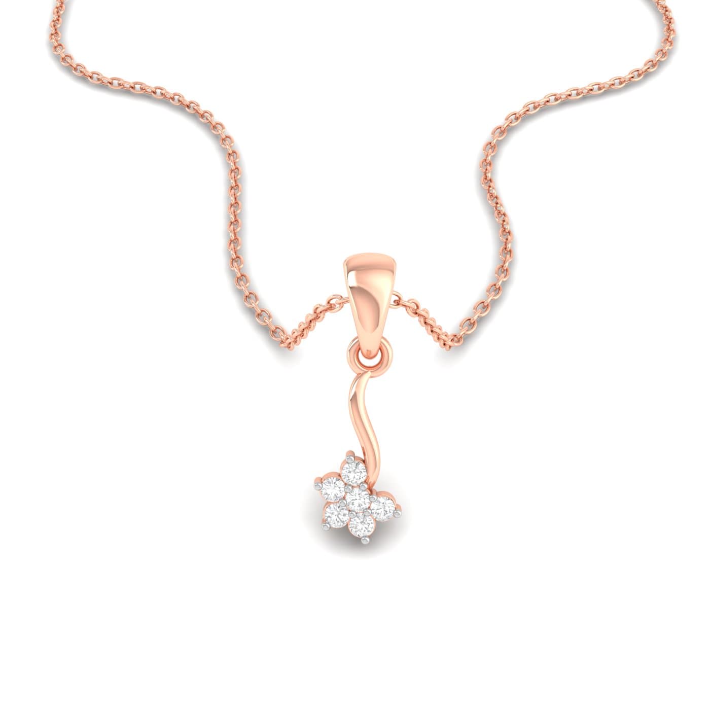 Fleur Diamond Pendant