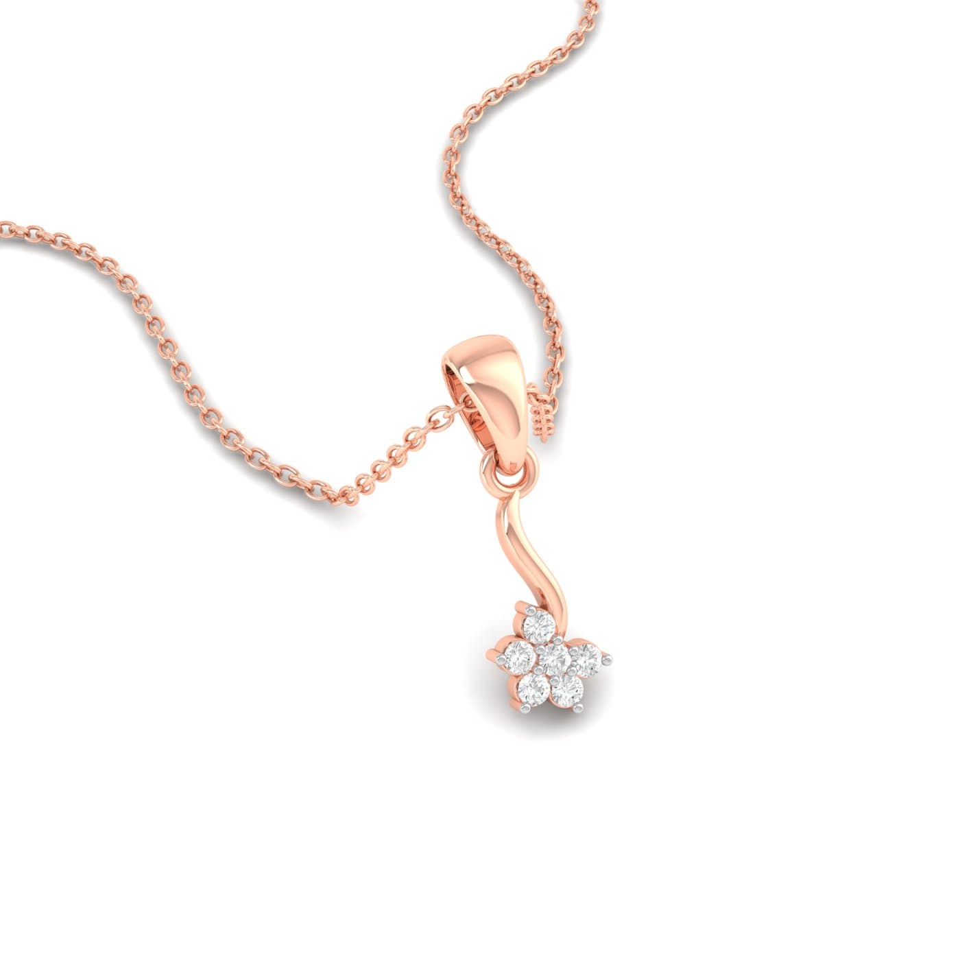 Fleur Diamond Pendant