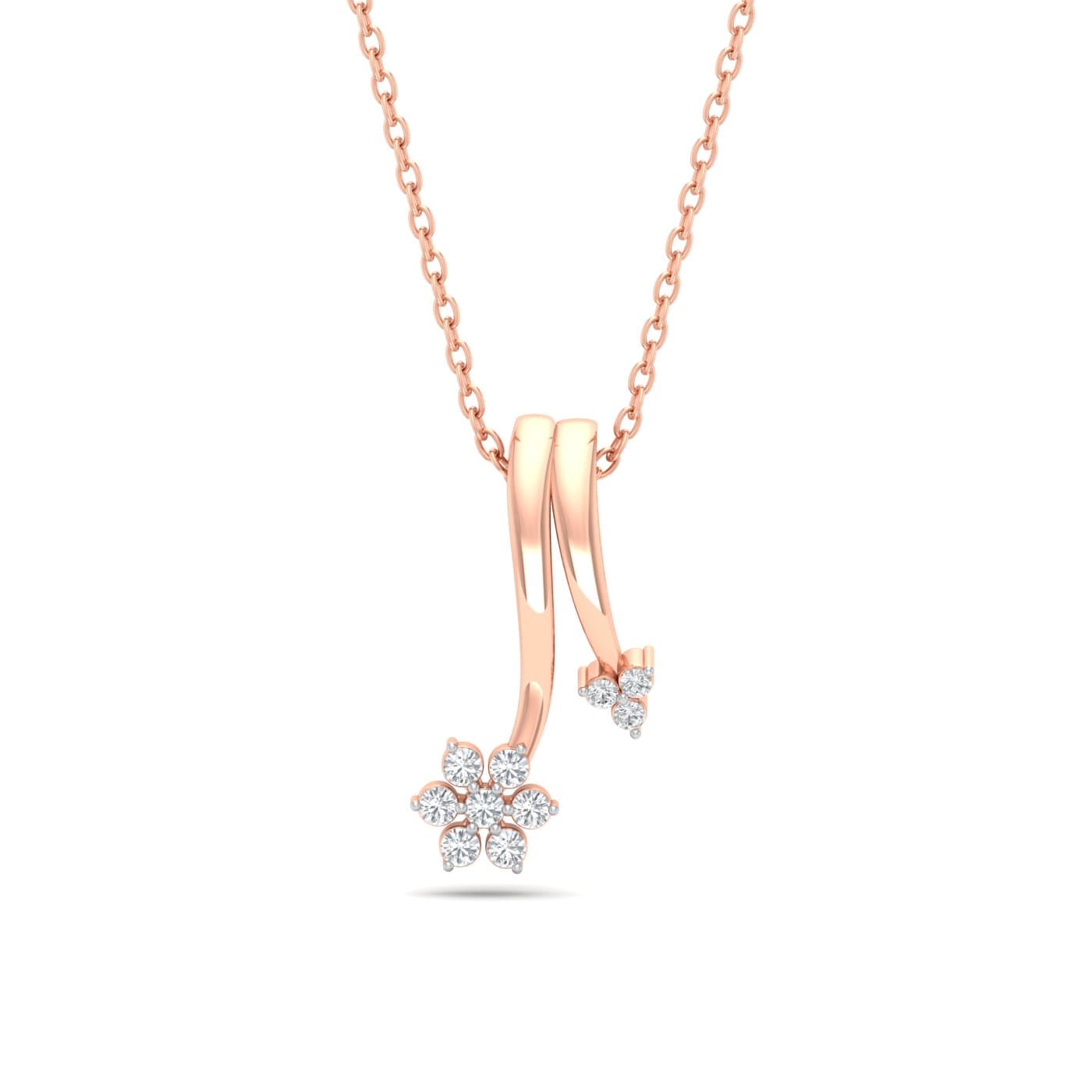 Flor Diamond Pendant