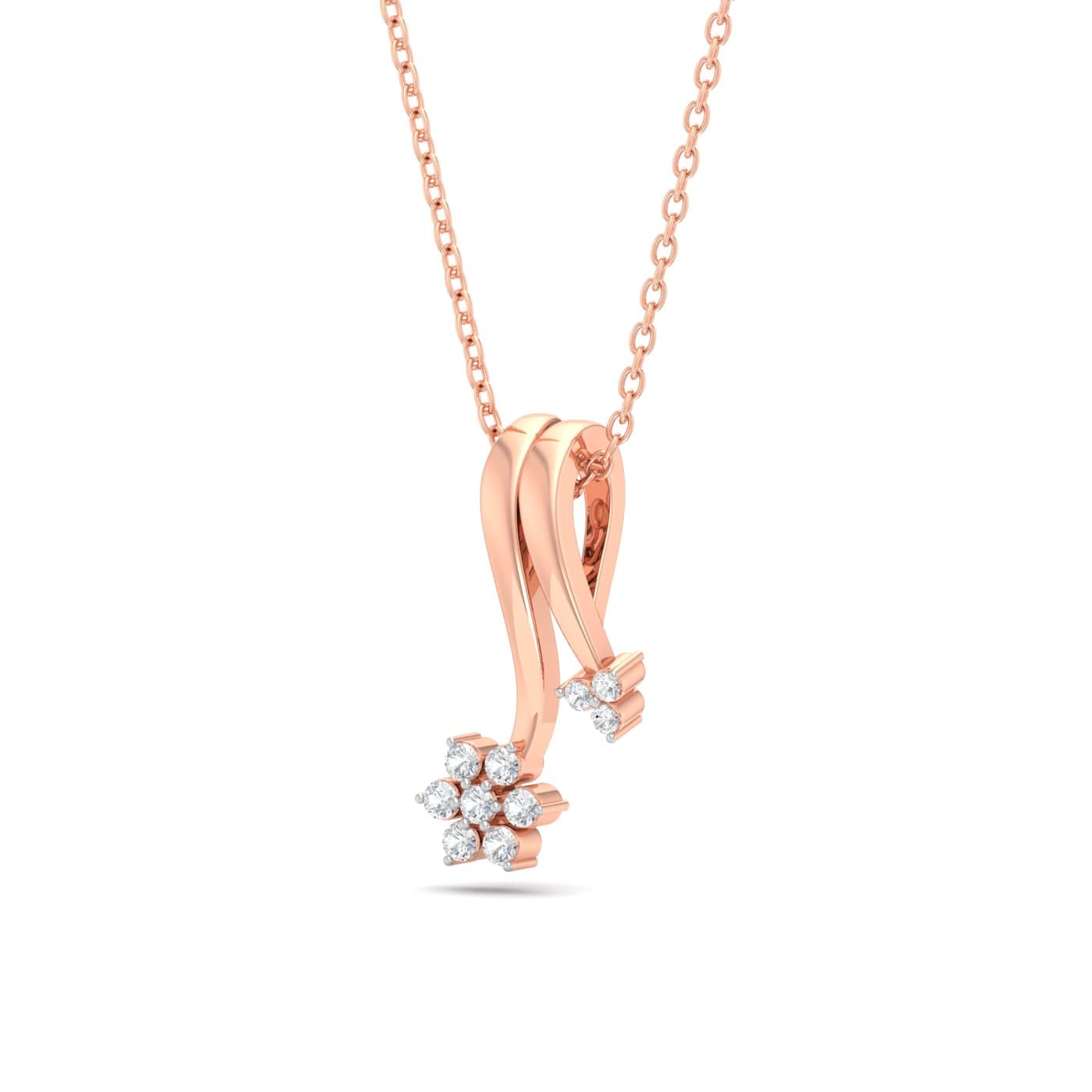 Flor Diamond Pendant