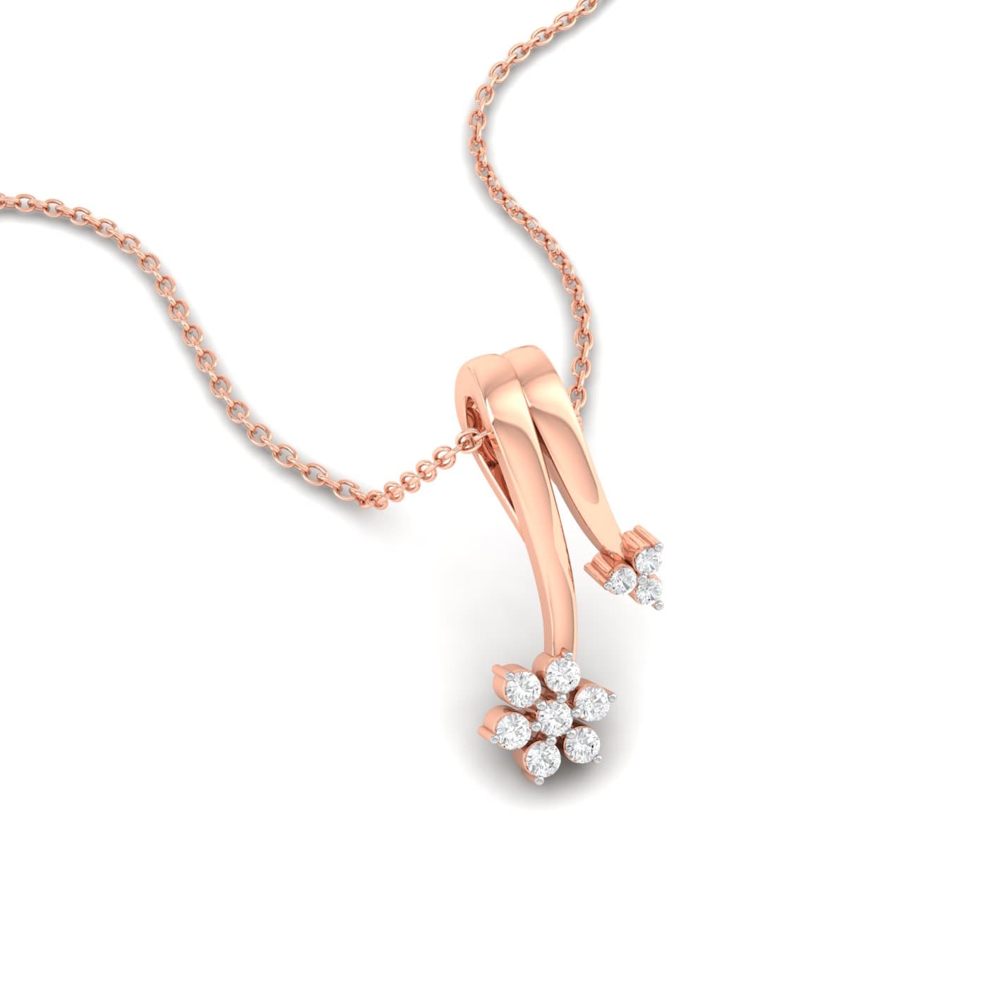 Flor Diamond Pendant