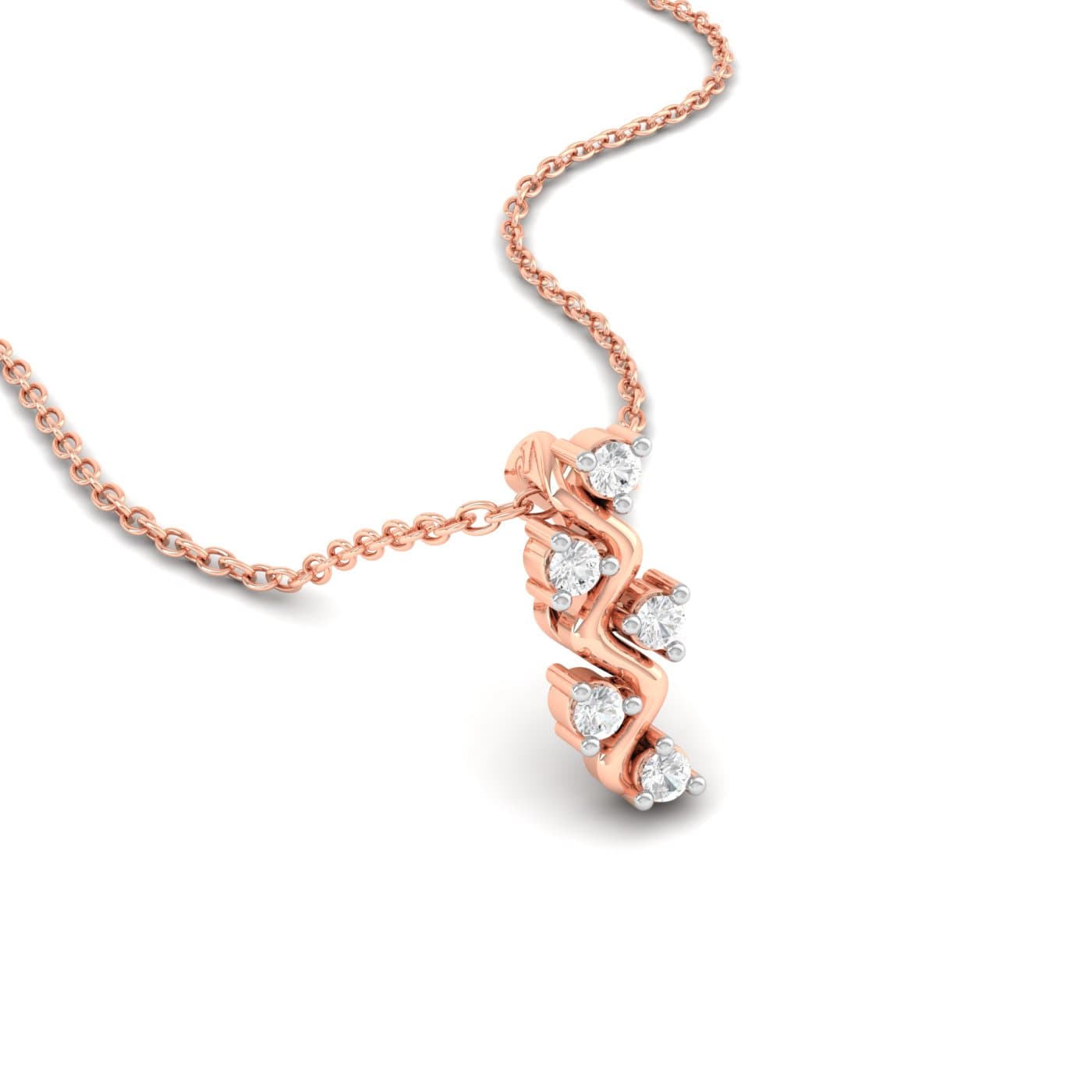 Flicker Fancy Diamond Pendant
