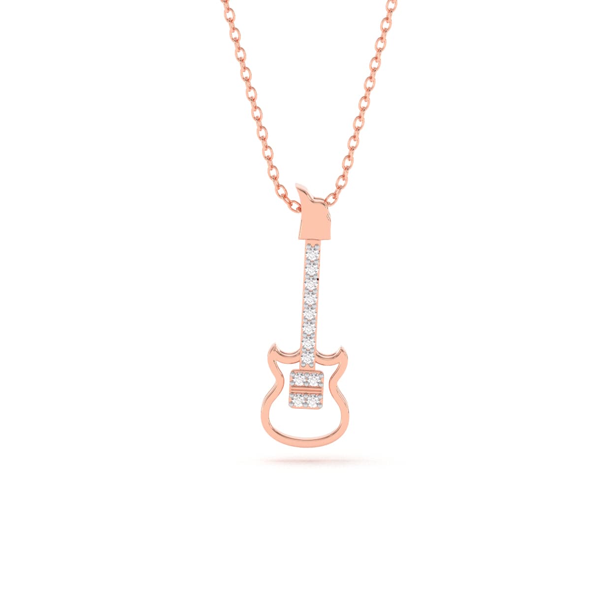 Symphony Guitar Gold Pendant