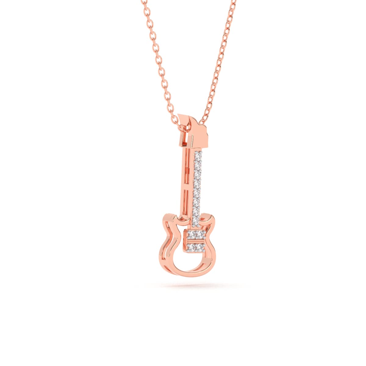 Symphony Guitar Gold Pendant