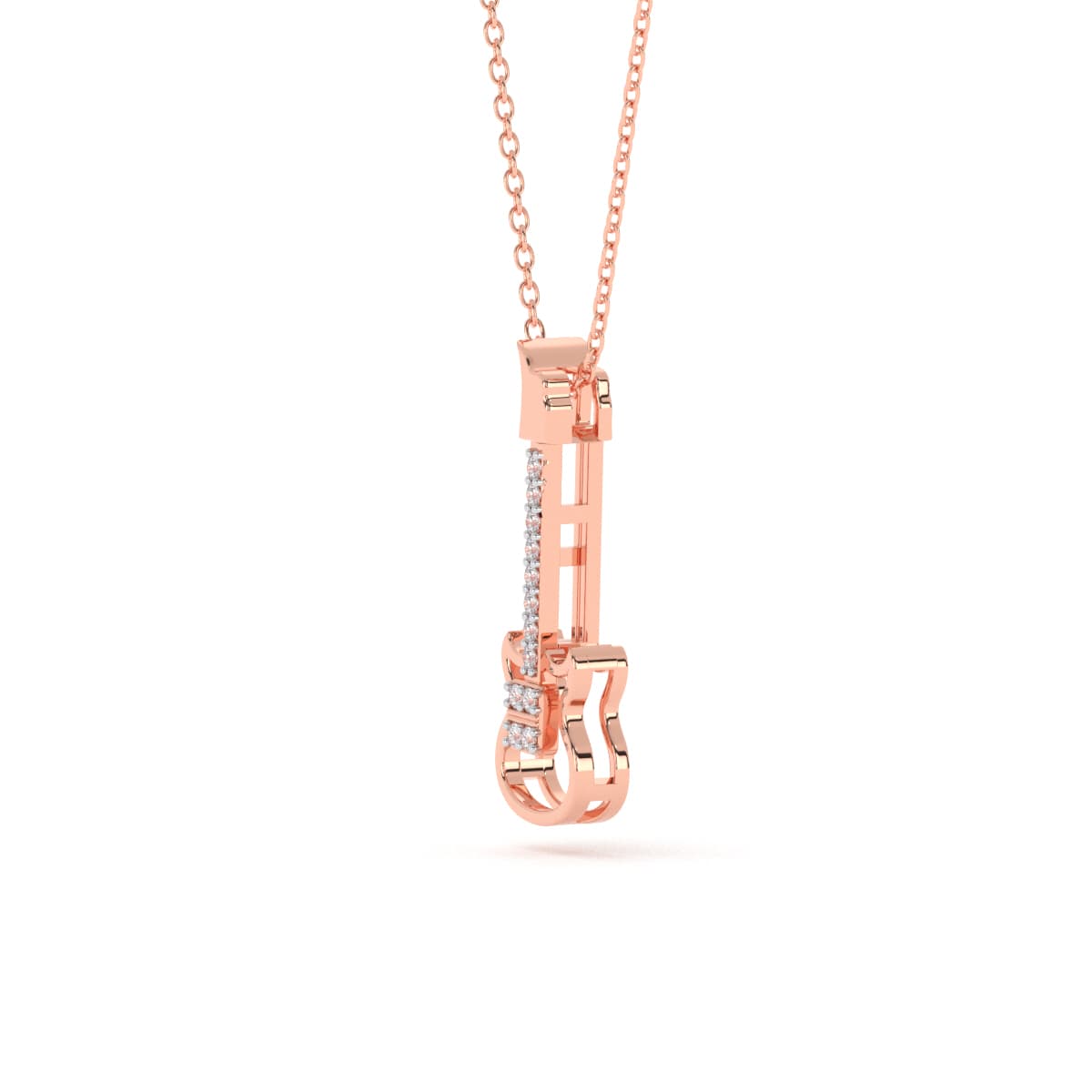Symphony Guitar Gold Pendant