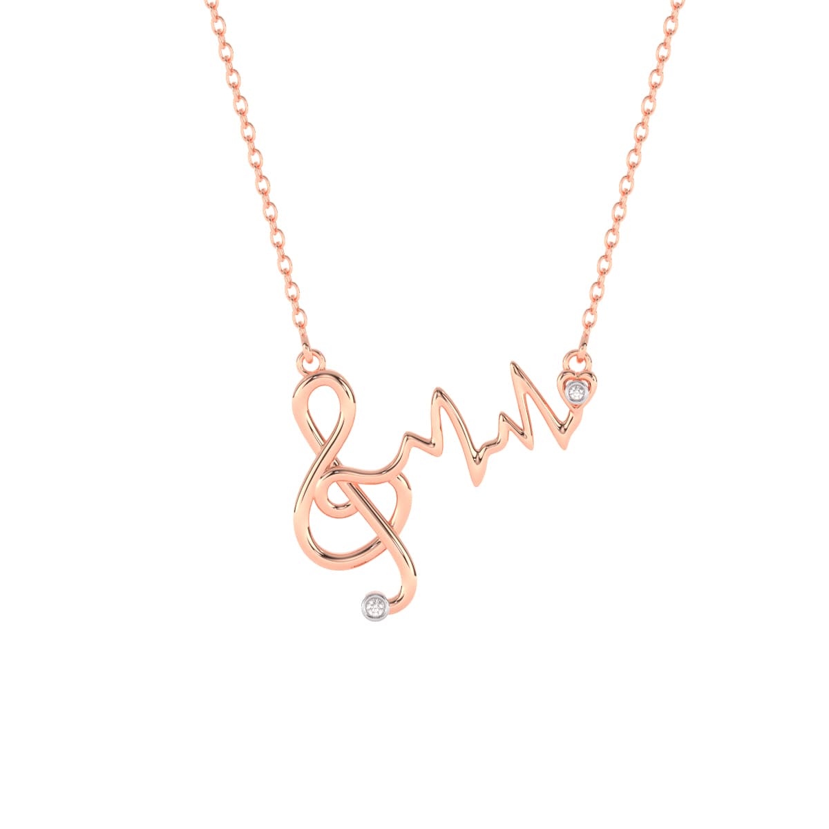 Viola Music Gold Pendant