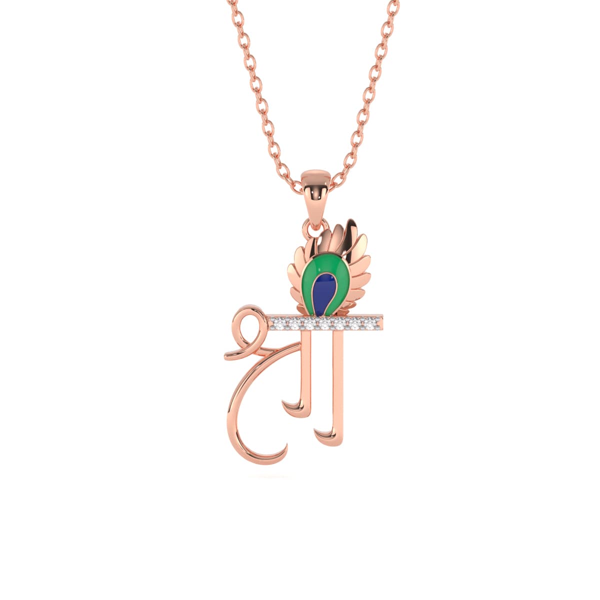 Shree Pankh Gold Pendant