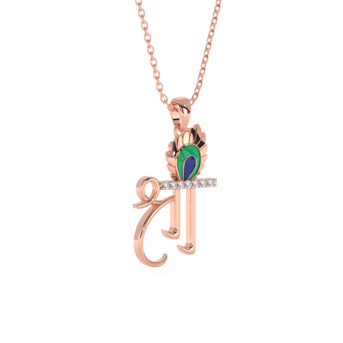 Shree Pankh Gold Pendant
