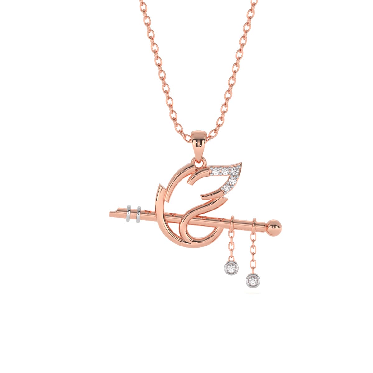 Gokul Bansi Gold Pendant