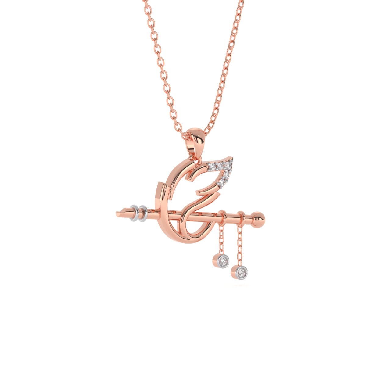 Gokul Bansi Gold Pendant