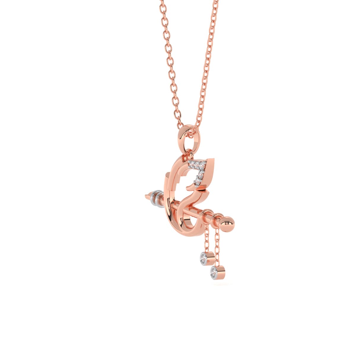 Gokul Bansi Gold Pendant