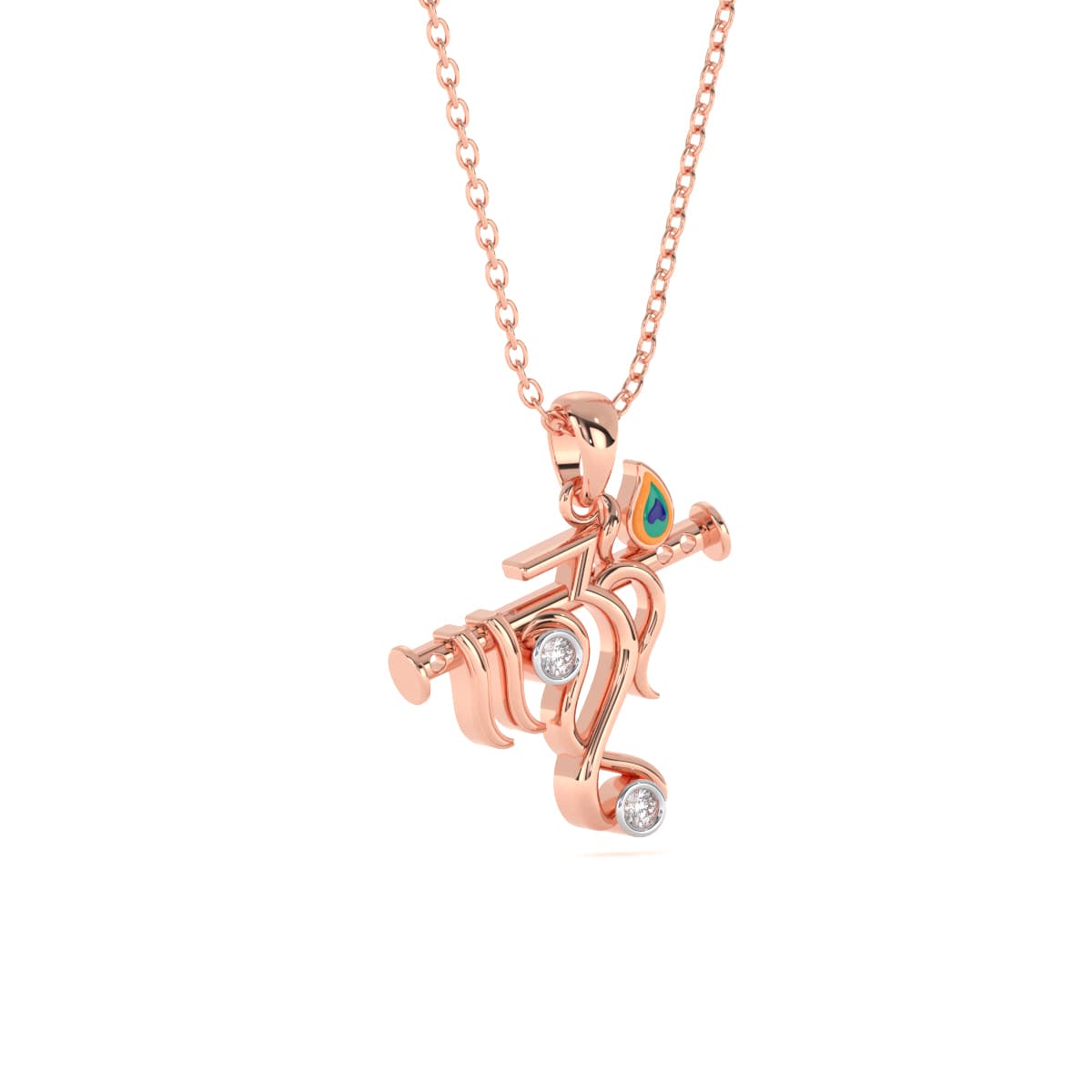 Krishnamurari Om Gold Pendant