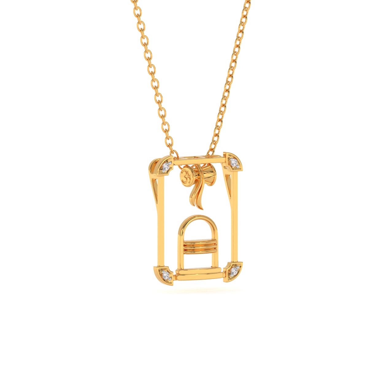 Bholenath Gold Pendant