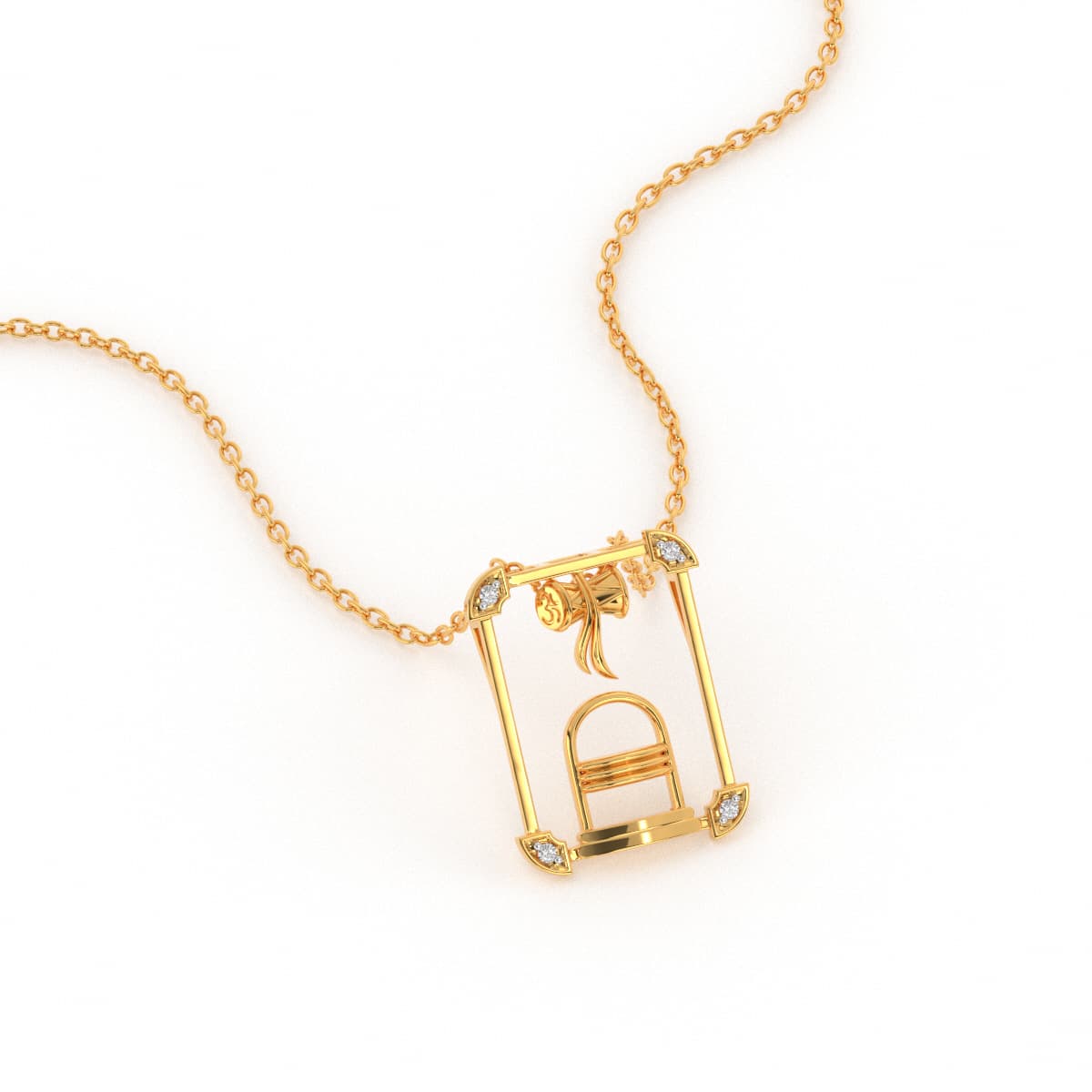 Bholenath Gold Pendant